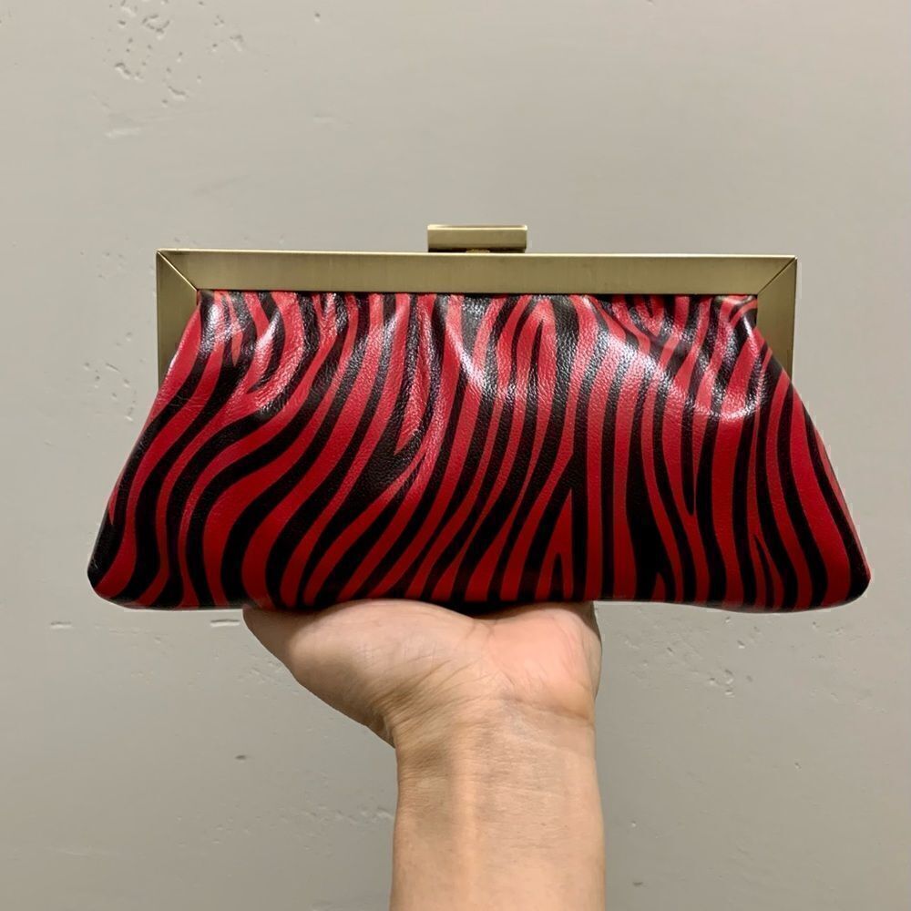 HandmadeĀ GenuineāLeatherāPush-lockāClutch/Crossbody/EveningāBag